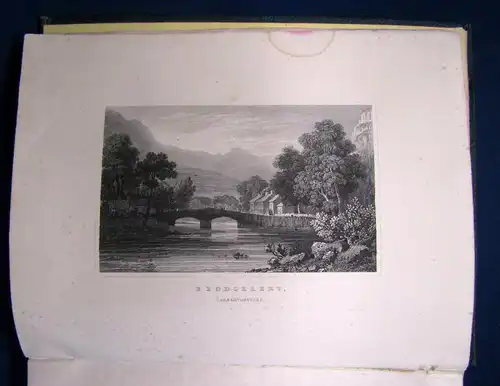 Tillotson Picturesque Scenery in Wales o. J. Landschaft mit 37 Ansichten sf