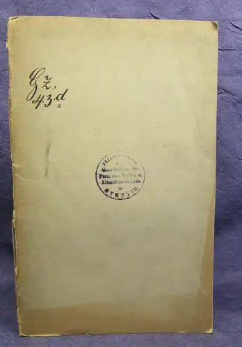 Einladungsschrift des hennebergischen alterthumsforschenden Meiningen 1878 js