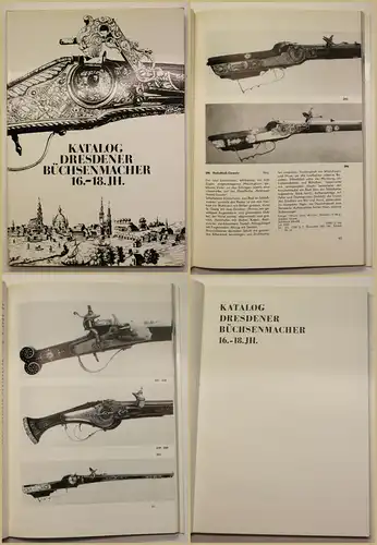 Original Katalog Dresdener Büchsenmacher 16.-18. Jh. 1975 Geschichte Handwerk sf