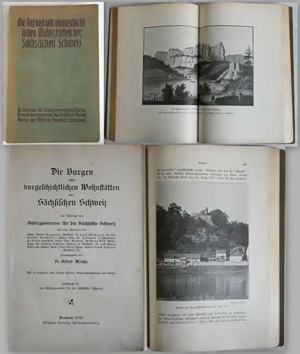 Meiche Die Burgen u. vorgeschichtlichen Wohnstätten der Sächsischen Schweiz 1907