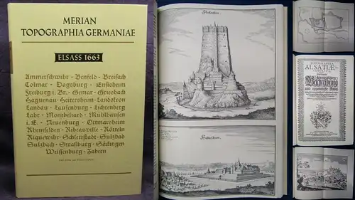 Wüthrich Merian Topographia Germaniae 1965 Faksimile Brandenburg 1652 js