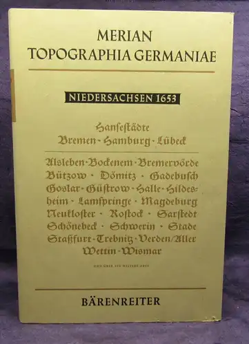 Merian Topographia Germaniae 1653 Faksimile Niedersachsen 1962 Ortskunde js