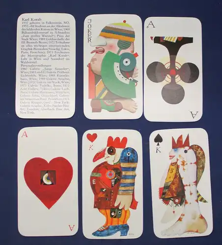 Korab Karl Kartenspiel  2 x 55 vollständig  Karten unbenutzt Nr. 39/ 999 js
