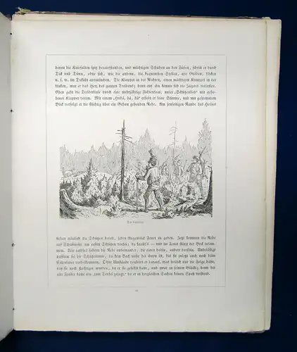 Hammer Hubertus Bilder 1856 selten Erstausgabe Album für Jäger & Jagdfreunde sf