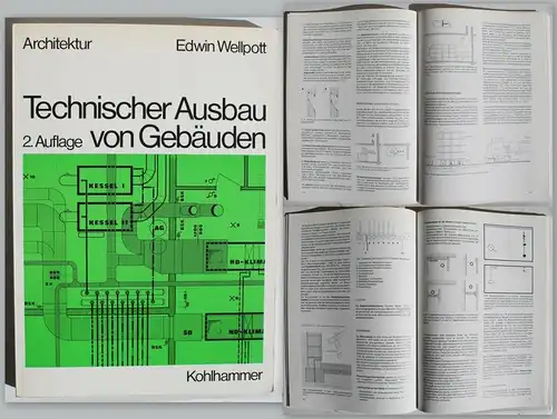 Wellpott Technischer Ausbau von Gebäuden 1979 Ingenieurwissen Architektur xz