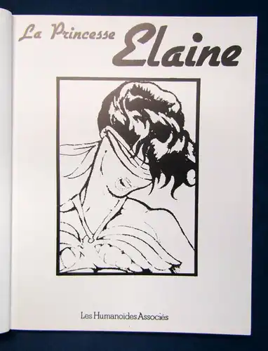Original Comic "La Princesse Elaine" 1977 französisch Erotik Erotica Liebe sf