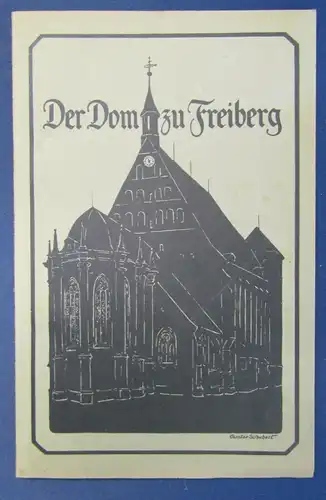 Der Dom zu Freiberg Ein Führer und ein Erinnerungsbuch für Besucher 1926 js