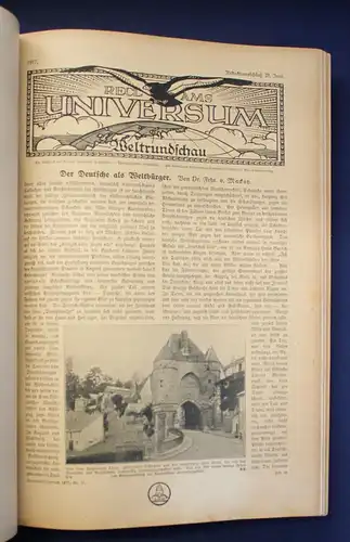 Reclams Universum Kriegs- Ausgabe 33. Jahrgang 1917 Heft 25/26. Literatur js