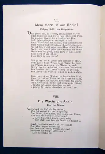 Erinnerungsfeier an die Kaiser-Proklamation zu Versailles o.J. Oper Dichtung js