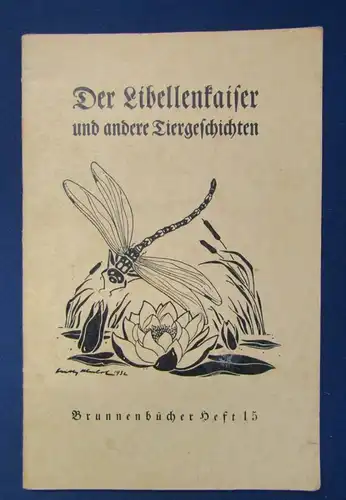 Mars Der Libellenkaiser und andere Tiergeschichten 1932 Tiergeschichten js