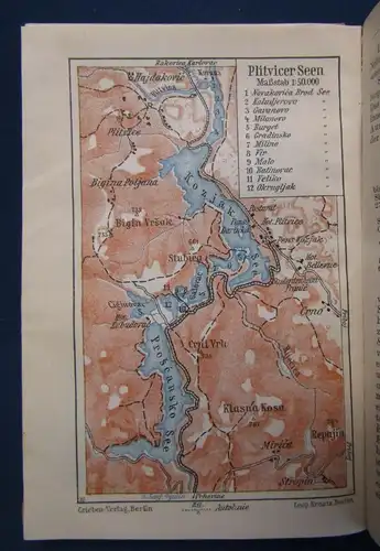 Griebens Band 161 Dalmatien 1935 Kroatien Landeskunde Ortskunde Wissen js