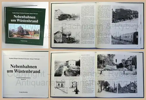 Häupel Nebenbahnen um Wüstenbrand 1998 Geschichte Technik Eisenbahn Sachsen xz