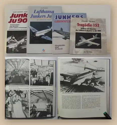 Konvolut Junkers Werke um 1990 Flugzeug Geschichte Lufthansa Industrie xy