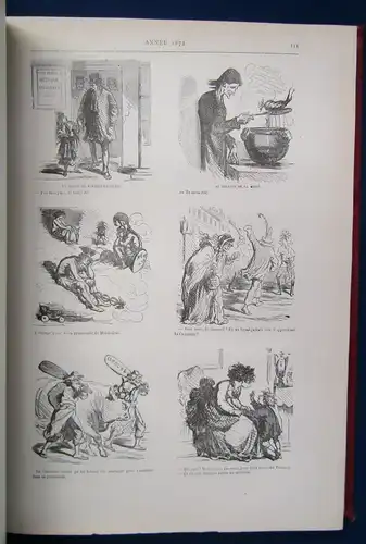 Halevy Douze Annees Comiques Par Cham 1868- 1879 1,000 Gravures 1880 js