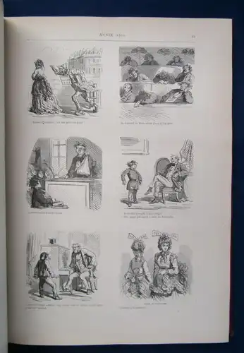 Halevy Douze Annees Comiques Par Cham 1868- 1879 1,000 Gravures 1880 js