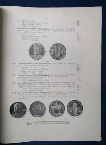 Münze und Medaille Nr.7 Mai 1927 Medaillen auf Privatpersonen 40 J. Bestehen js