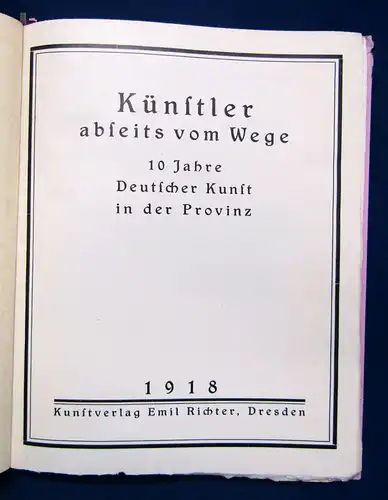 Künstlergruppe Chemnitz Künstler abseits vom Wege 1918 Kunstgeschichte Kunst sf