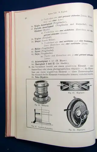 Schmidt Kompendium der praktischen Photographie 1912´, 14 Tafeln, Erklärungen js