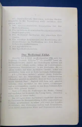 Leuken Die Apotheken- Gesetzgebung Ein Leitfaden zur Vorbereitung 1905 js