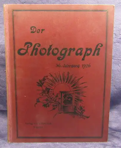 Der Photograph Fachblatt f. sämtliche Photographen u. Händler 1926 36.Jahrg. js