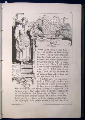 Geschichten u. Lieder mit Bildern v. Franz Pocci 1-3 komplett EA Rühmann 1841 js