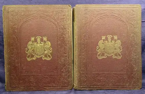 William Beattie Scotland 2 Bände 160 Stahlstiche o.J. um 1840 Reiseführer js