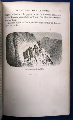 Taine Voyage aux eaux des Pyre'ne'es 64 Holzstiche v. Gustav Dore EA 1855 js