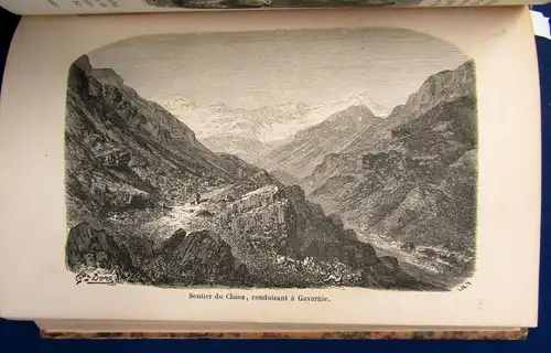 Taine Voyage aux eaux des Pyre'ne'es 64 Holzstiche v. Gustav Dore EA 1855 js