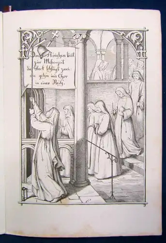 Die Ammen- Uhr aus des Knaben Wunderhorn o.J. 1843 selten Holzschnitte js