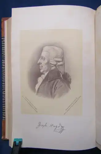 Pohl Joseph Haydn 2 Bände in 1 Buch 1878 Wissen Gesellschaft Komponist js