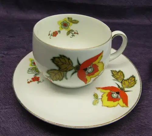 Teeservice von Zeh Scherzer Bavaria (TTATT) um 1930 Art Deco Porzellan sf