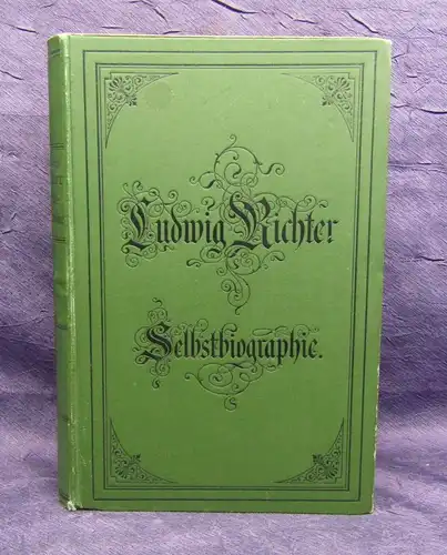 Richter Lebenserinnerung eines deutschen Malers Selbstbiographie 1885 Kunst js