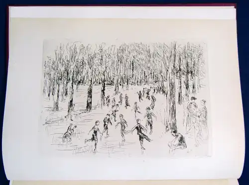 Struck Die Kunst des Radierens  1923 mit Original Radierung Max Liebermann js