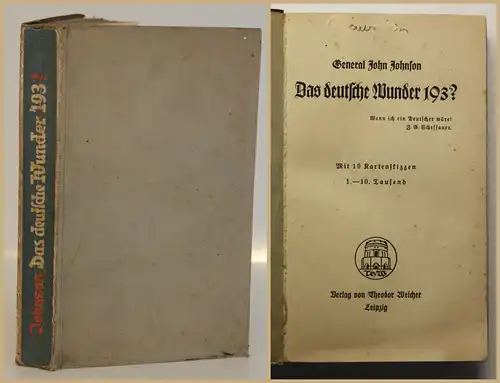 Johnson Das deutsche Wunder 193 1930 Geschichte Militaria Militär Politik EA sf