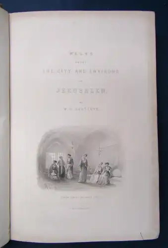 Bartlett Walks about The City and Environs of Jerusalem 1844 Ortskunde js