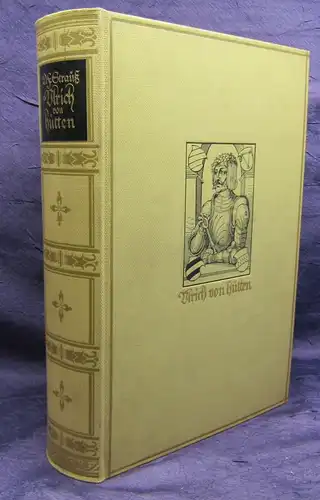 Strauß Ulrich von Hutten 1930 Mit 38 zeitgenössischen Bildern Dichter Lyrik js