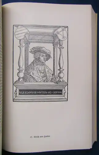 Strauß Ulrich von Hutten 1930 Mit 38 zeitgenössischen Bildern Dichter Lyrik js