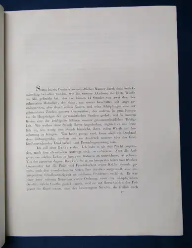 Sybel Gedaechtnissrede auf Leopold von Ranke 1886 Wissen Studium selten js