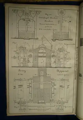 Atlas Band zu "Der praktische Maschinen-Constructeur" 1874 95 Tafeln Technik sf