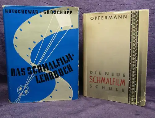 Opfermann Die neue Schmalfilm Schule, Groschopp Das Schmalfilm Lehrbuch 1955  js