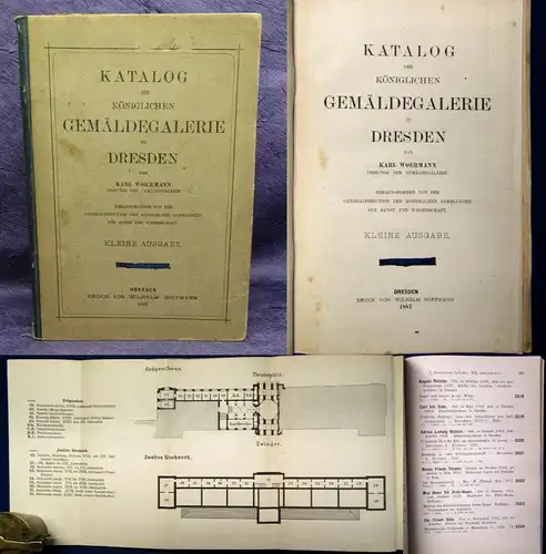 Woermann Katalog Der Königlichen Gemäldegalerie zu Dresden 1887 Saxonica  js