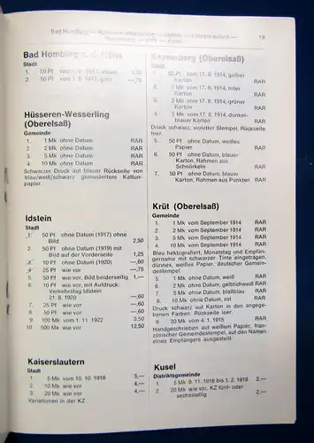 Meyer Deutsches Papiernotgeld von Baden+ Heft 3 Südwestdeutschland 1973 js