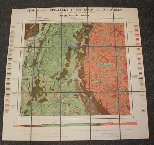 Erläuterungen zur geologischen Spezialkarte Blatt Falkenstein 1915  Nr. 144  js