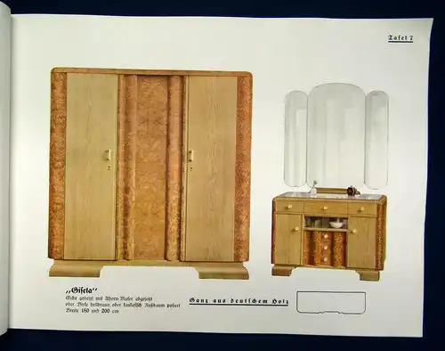 Original Möbelkatalog ohne Hersteller 1933/34 Bauhaus Art Deco Chippendale sf