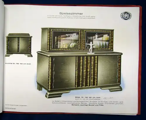 Orig. Möbelkatalog Wählen leicht gemacht um 1930 Bauhaus Art Deco Chippendale sf