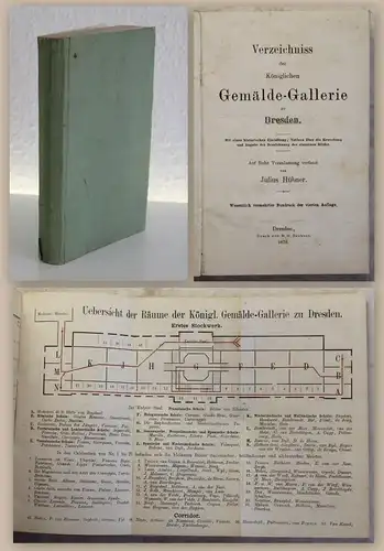 Hübner Verzeichniss der Königl. Gemälde-Gallerie Dresden 1876 Sachsen Kunst xz