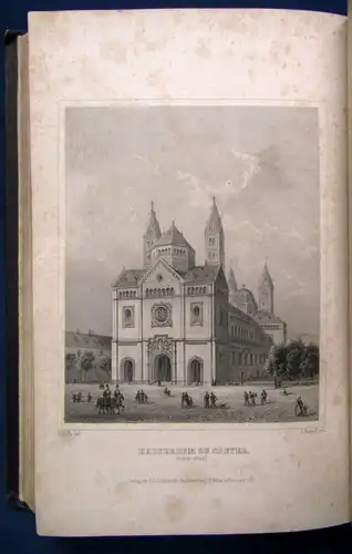 Die malerische-u. romantische Rhein-Pfalz Or. Ansichten in Stahlstichen 1856 js