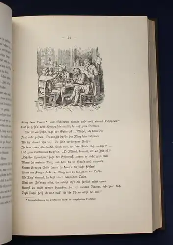 Hebel Allemannische Geschichte für Freunde ländlicher Natur und Sitten 1929 js