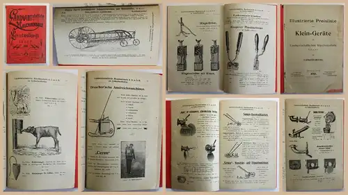 Prospekt Preisliste Landwirtschaftliche Maschinenhalle Liebertwolkwitz 1910 xz