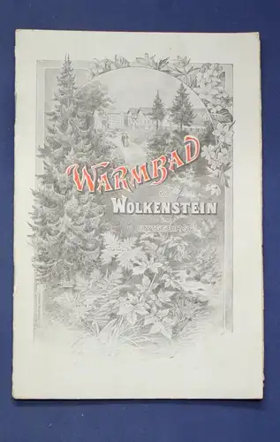 Warmbad bei Wolkenstein im Sächsischen Erzgebirge 1926 Ortskunde Landeskunde js
